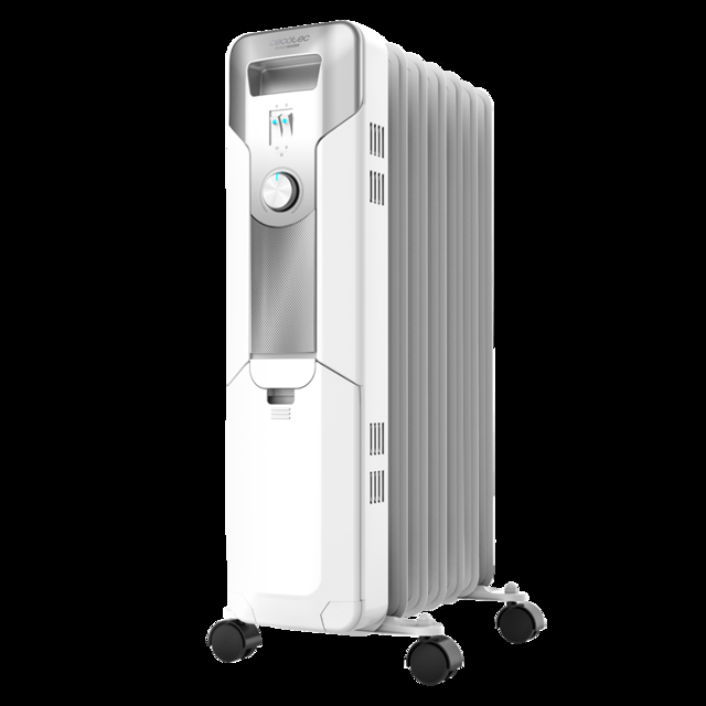 Cecotec Radiador aceite 7 módul Ready Warm 5600 Space De 7 Módulos Con 1500 W Y Termostato Regulable. Radiador aceite 1500 W