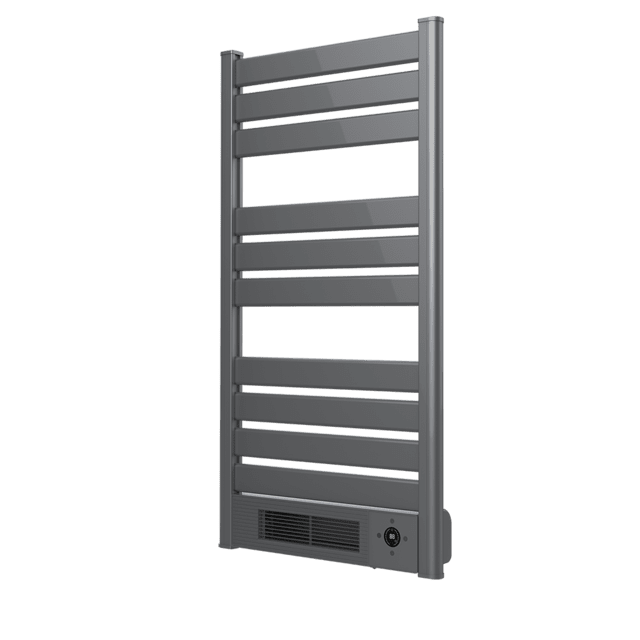 Cecotec Radiador Toallero Eléctrico Bajo Consumo Ready Warm 9770 Ceramic Towel INOX M. Calefactor Cerámico Incorporado 2000 W Pantalla LED Mando A Distancia Temporizador IPX4 Toallero Eléctrico