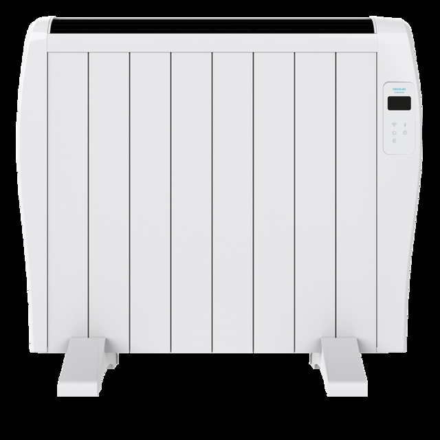 Cecotec Ready Warm 1800 Thermal Connected Con 8 Elementos Y 1200W Control Por Wi-Fi Pantalla LED Mando A Distancia Temporizador Programable Selección De Temperatura Cobertura De 15 M² Y Máxima Seguridad. Radiador Eléctrico /