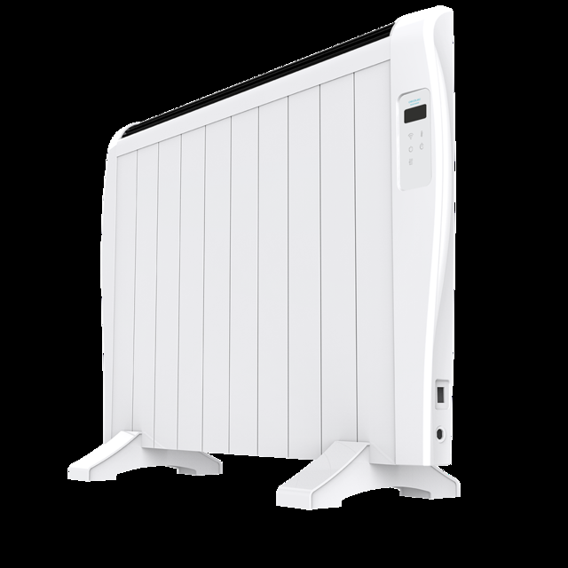 Cecotec Ready Warm 2000 Thermal Connected con 10 elementos y 1500 W control por Wi-Fi pantalla LED mando a distancia temporizador programable selección de temperatura cobertura de 20 m² y máxima seguridad. Radiador Eléctrico