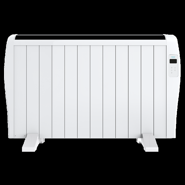 Cecotec Ready Warm 2500 Thermal Connected Con 12 Elementos Y 2000 W Control Por Wi-Fi Pantalla LED Mando A Distancia Temporizador Programable Selección De Temperatura Cobertura De 25 M² Y Máxima Seguridad. Radiador Eléctrico