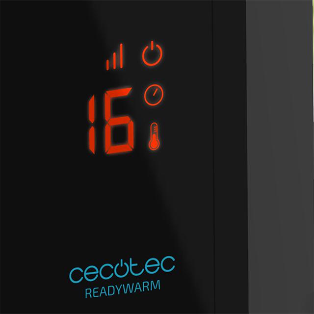 Cecotec Ready Warm 3100 Smart Now Digital De 2000 W Con Termostato Regulable Y Mando A Distancia. Placa Radiante De Mica Mecánica. Potente. 2000 W. Pantalla LCD. Temporizador. 3 Modos. Con Ruedas. Termostato Regulable. Sistema