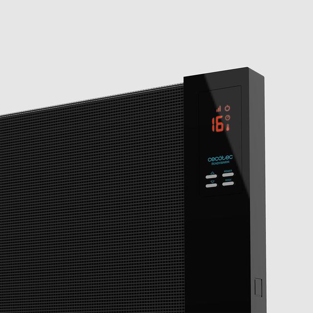 Cecotec Ready Warm 3100 Smart Now Digital De 2000 W Con Termostato Regulable Y Mando A Distancia. Placa Radiante De Mica Mecánica. Potente. 2000 W. Pantalla LCD. Temporizador. 3 Modos. Con Ruedas. Termostato Regulable. Sistema