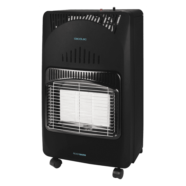 Cecotec Ready Warm 4000 Slim Fold Estufa de gas con una potencia de hasta 4 2 kW triple sistema de seguridad y bombona de gas con 15 kg de capacidad. Estufa de gas  