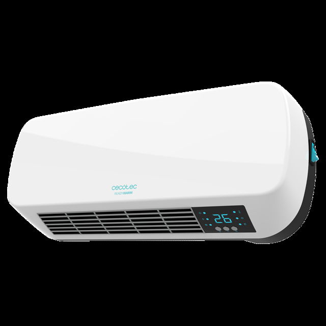 Cecotec Ready Warm 5200 Box Ceramic Calefacor Cerámico De Baño Con 2000 W Pantalla LED Mando A Distancia Y Protección IPX2. Calefactor Cerámico Pared