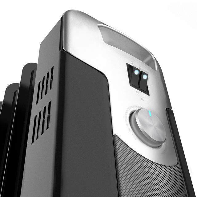 Cecotec Ready Warm 5620 Space De 7 Módulos Con 1500 W Y Termostato Regulable. Radiador Aceite 1500 W