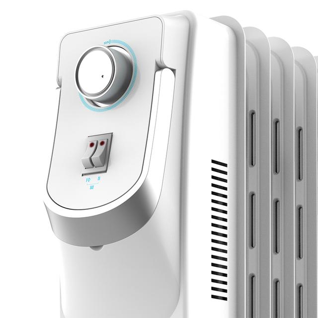 Cecotec Ready Warm 5750 Space 360º 360º De 7 Módulos Con 1500 W Y Termostato Regulable. Radiador De Aceite 1500 W