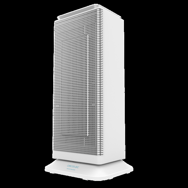 Cecotec Ready Warm 6400 Ceramic Sky Smart Con 2000 W Pantalla LED Mando A Distancia 3 Modos Luz LED Indicadora Función Temporizador 24h Oscilación Y Triple Sistema De Seguridad. Calefactor Cerámico 2000 W