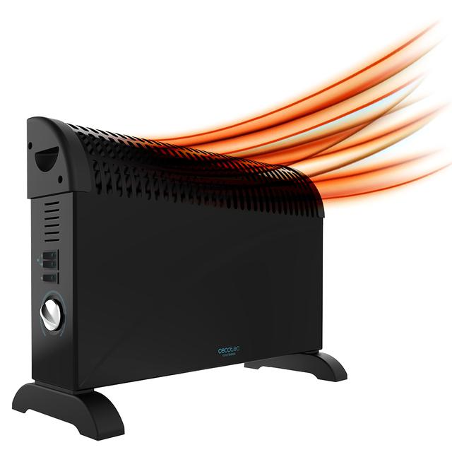 Cecotec Ready Warm 6500 Turbo Convection Convector Con Pies De 2000 W Termostato Regulable Y Modo TurboFan. Radiador Convector Eléctrico 2000 W