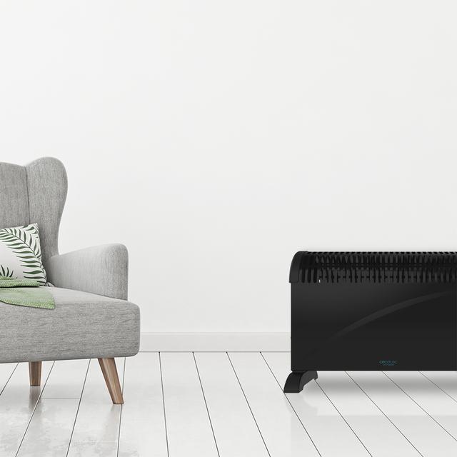 Cecotec Ready Warm 6500 Turbo Convection Convector Con Pies De 2000 W Termostato Regulable Y Modo TurboFan. Radiador Convector Eléctrico 2000 W