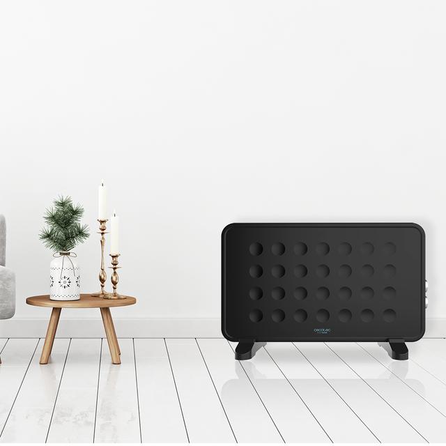 Cecotec Ready Warm 6550 Turbo Convection Design Convector Con Pies De Diseño Con 2000 W Termostato Regulable Y Modo TurboFan. Radiador Convector Eléctrico 2000 W