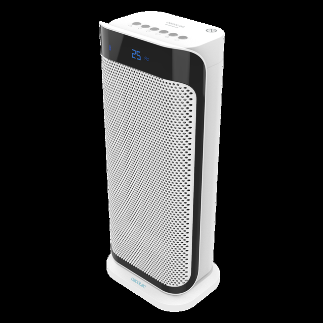 Cecotec Ready Warm 6600 Ceramic Style Smart Con 2000 W Pantalla LED Mando A Distancia 3 Modos Luz LED Indicadora Función Temporizador 8 H Oscilación Y Triple Sistema De Seguridad. Calefactor Cerámico Con 2000 W Pantalla Front