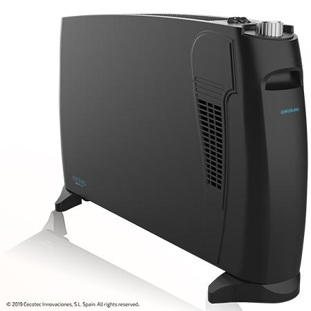 Cecotec Ready Warm 6600 Turbo Convection Plus M. Radiador Eléctrico Bajo Consumo Con Turboventilador 2000 W Termostato Regulable 4 Modos Soporte De Pie Protección Sobrecalentamiento Silencioso 20 M2 Radiador Convector Eléctri