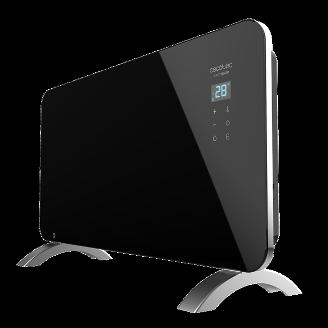 Cecotec Ready Warm 6720 Crystal Connection Convector De 1500 W Con Placa De Cristal Y Wi-Fi. Radiador Convector Eléctrico Wi-Fi 1500 W