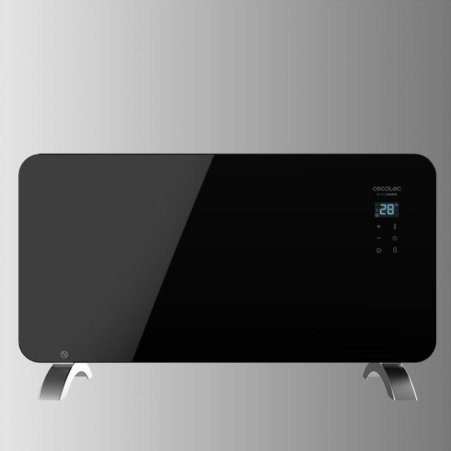 Cecotec Ready Warm 6720 Crystal Connection Convector De 1500 W Con Placa De Cristal Y Wi-Fi. Radiador Convector Eléctrico Wi-Fi 1500 W