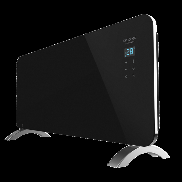 Cecotec Ready Warm 6770 Crystal Connection Convector De 2000 W Con Placa De Cristal Y Wi-Fi. Radiador Convector Eléctrico Wi-Fi 2000 W