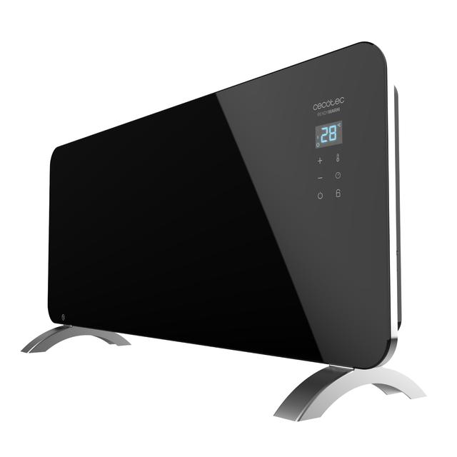 Cecotec Ready Warm 6770 Crystal Connection Convector De 2000 W Con Placa De Cristal Y Wi-Fi. Radiador Convector Eléctrico Wi-Fi 2000 W