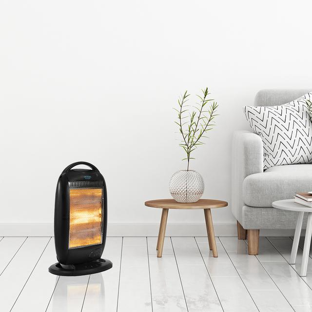 Cecotec Ready Warm 7200 Quartz Rotate Smart Radiador De Pie Con 3 Resistencias De Cuarzo 1200 W Y Mando A Distancia. Calefactor / Estufa Halógena  