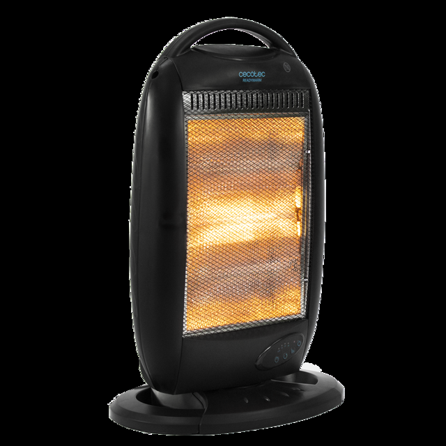 Cecotec Ready Warm 7200 Quartz Rotate Smart Radiador De Pie Con 3 Resistencias De Cuarzo 1200 W Y Mando A Distancia. Calefactor / Estufa Halógena  