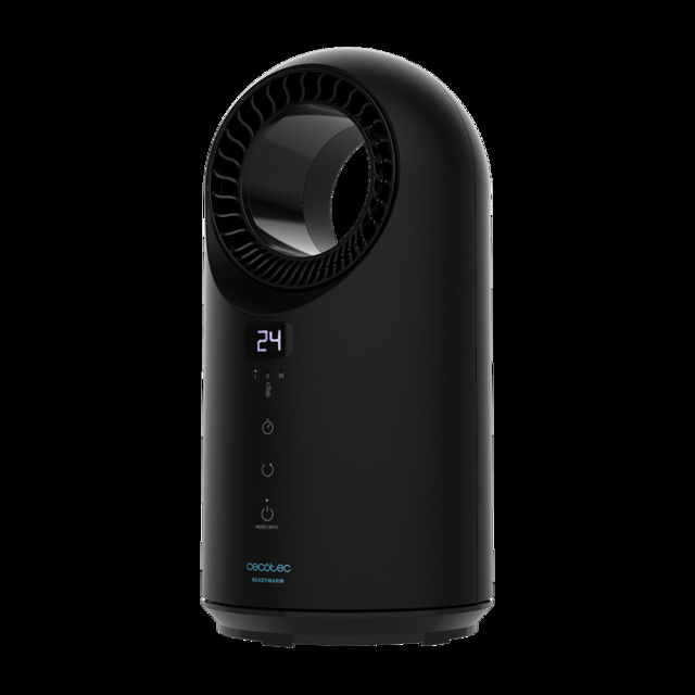 Cecotec Ready Warm 8400 Bladeless Connected Calefactor Bladeless Con 1500 W Control Por Wi-Fi Mando A Distancia Táctil Pantalla LED 3 Modos Oscilación Temporizador Y Triple Sistema De Seguridad. Calefactor Bladeless