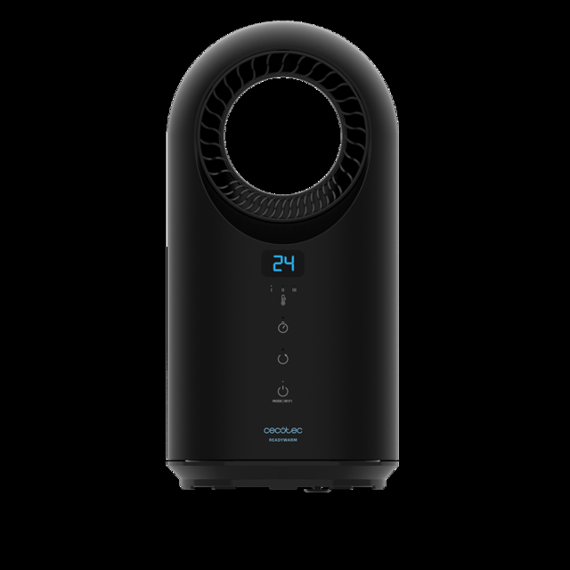 Cecotec Ready Warm 8400 Bladeless Connected Calefactor Bladeless Con 1500 W Control Por Wi-Fi Mando A Distancia Táctil Pantalla LED 3 Modos Oscilación Temporizador Y Triple Sistema De Seguridad. Calefactor Bladeless