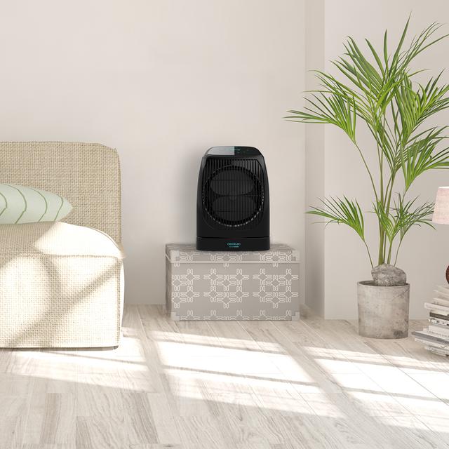 Cecotec Ready Warm 9600 Smart Force Con 2000 W Oscilación Pantalla Temporizador 2 Niveles De Potencia Y 3 Modos De Funcionamiento Calefactor / Termoventilador 2000 W  