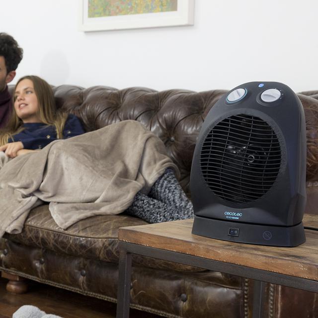 Cecotec Ready Warm 9750 Rotate Force Con 2400 W Oscilación 2 Niveles De Potencia Y 3 Modos De Funcionamiento. Calefactor / Termoventilador 2400 W