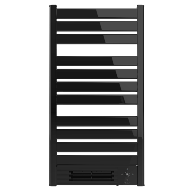 Cecotec Ready Warm 9790 Ceramic Towel cerámico incorporado. Potencia total de 2000 W. Pantalla LED. Mando a distancia. Temporizador 24h. IPX4. Ajuste temperatura. Termostato. Toallero eléctrico