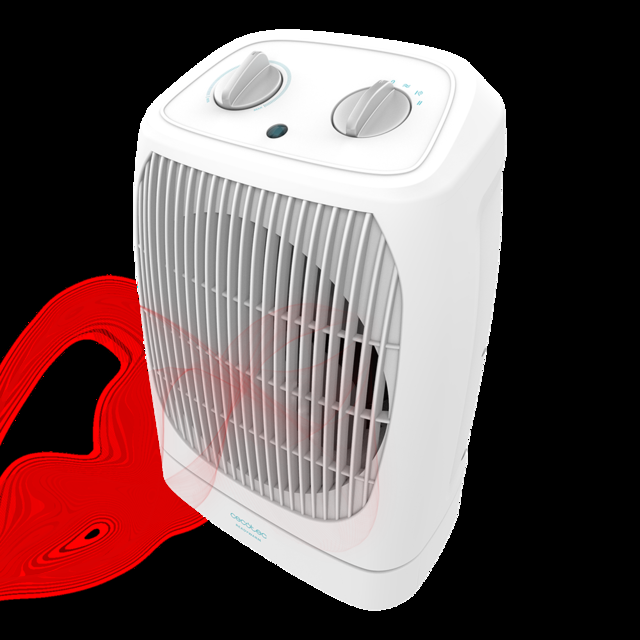 Cecotec Ready Warm 9850 Force Rotate Con 2000 W Oscilación 2 Niveles De Potencia Y 3 Modos De Funcionamiento. Calefactor / Termoventilador 2000 W