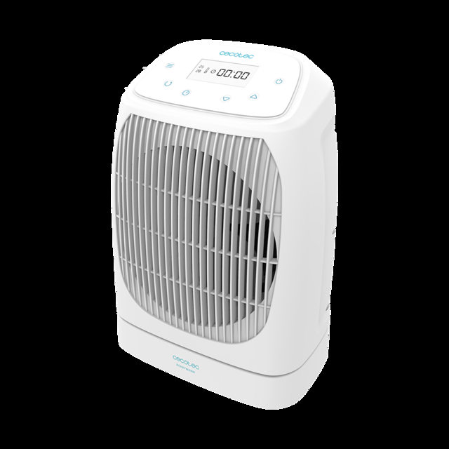 Cecotec Ready Warm 9870 Smart Rotate con 2000 W oscilación pantalla temporizador 2 niveles de potencia y 3 modos de funcionamiento. Calefactor / Termoventilador 2000 W