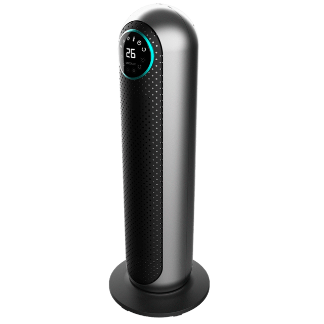 Cecotec ReadyWarm 10150 Smart Ceramic Pro Calefactor Cerámico De 2200 W Con Mando A Distancia Pantalla LED Selección De Temperatura Temporizador Oscilación 3 Modos Y Triple Sistema De Seguridad. Calefactor Cerámico