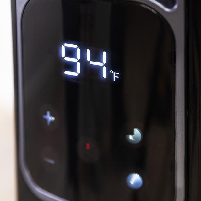 Cecotec ReadyWarm 11000 Touch Black De 11 Elementos Con 2500 W Pantalla Lcd Mando A Distancia 3 Modos Temporizador Máximo Confort Y Seguridad. Radiador De Aceite Con 11 Elementos  