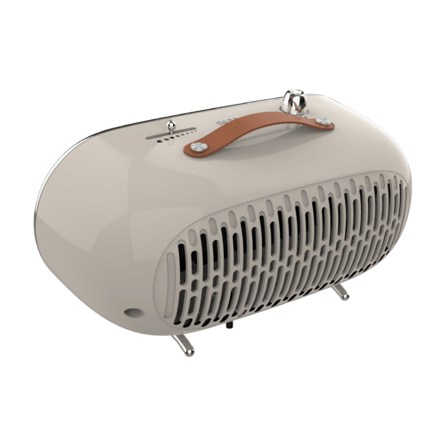 Cecotec ReadyWarm 1500 Ceramic Calefactor Cerámico De Sobremesa Con 1500 W Diseño Retro Termostato Regulable Y 2 Modos De Funcionamiento. Calefactor Cerámico De Sobremesa