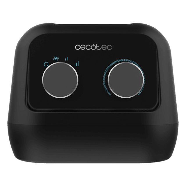 Cecotec ReadyWarm 1500 Max Ceramic Black Calefactor Cerámico De Sobremesa Con 1500 W Termostato Regulable Y 3 Modos De Funcionamiento. Calefactor Cerámico De Sobremesa 1500 W