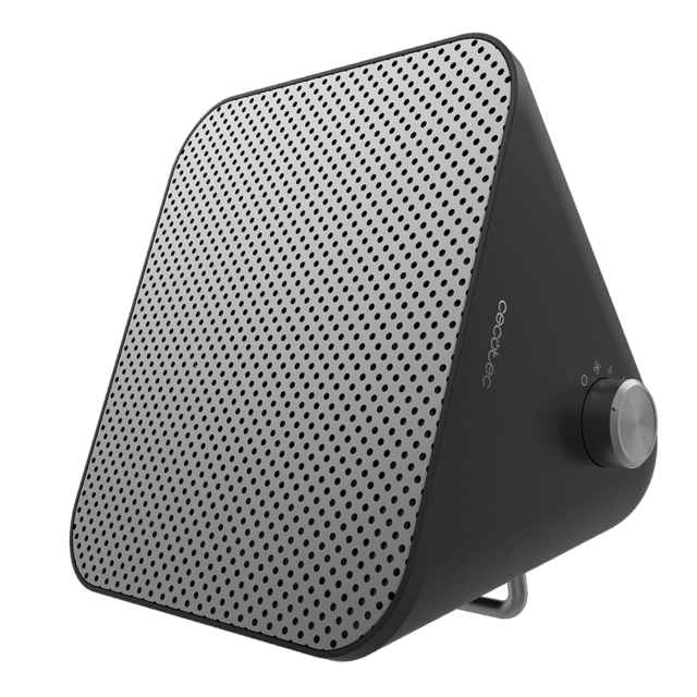 Cecotec ReadyWarm 1500 Max Ceramic Design Black Calefactor cerámico de sobremesa con 1500 W termostato regulable y 3 modos de funcionamiento. Calefactor cerámico de sobremesa