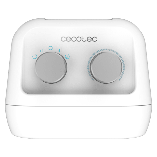 Cecotec ReadyWarm 1500 Max Ceramic Rotate White Calefactor Cerámico De Sobremesa Con 1500 W Oscilación Termostato Regulable Y 3 Modos De Funcionamiento. Calefactor Cerámico De Sobremesa 1500 W