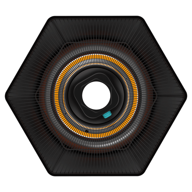 Cecotec ReadyWarm 2000 Power Ceiling Calefactor De Exterior De Techo Con 2000 W Tecnología Halógena 3 Niveles De Potencia Y Mando A Distancia. Calefactor De Exterior