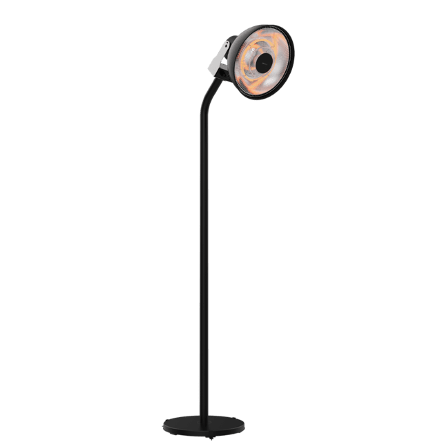 Cecotec ReadyWarm 21000 Carbon Focus Calefactor de exterior con 2100 W resistencia de carbón 3 niveles de potencia protección IP24 e inclinación ajustable. Calefactor de exterior