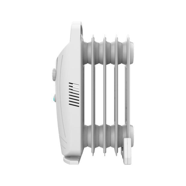 Cecotec ReadyWarm 500 Space White Radiador Eléctrico De Aceite Con 5 Módulos Bajo Consumo 500 W Sistema De Seguridad 10 M2 Radiador Eléctrico De Aceite 