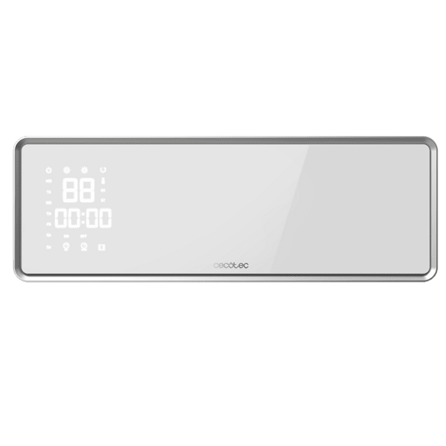 Cecotec ReadyWarm 5350 Power Box Ceramic Connected Calefactor Cerámico De Pared Con 2000W Pantalla LED Control Por Wi-Fi Mando A Distancia 3 Modos Oscilación Programador Semanal Protección IP22 Y Máxima Seguridad.Calefactor