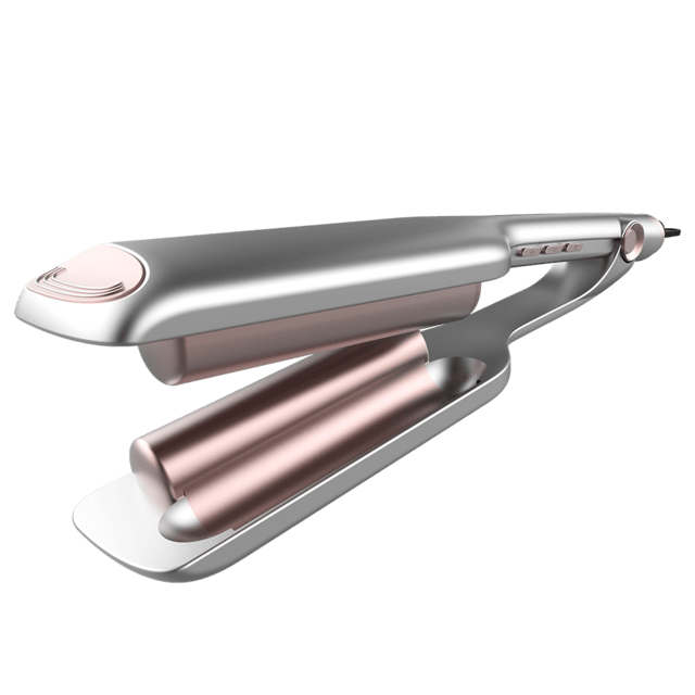 Cecotec RitualCare 2000 Summer Waves. Plancha De Ondas De Cerámica Y Revestimiento Turmalina Temperatura Regulable LCD Cable 360 º De 1 8m Incluye Bolsa De Viaje Plancha De Ondas De Cerámica Con Revestimiento De Turmalina