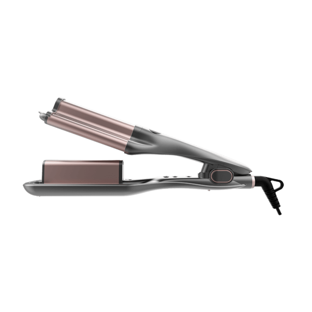 Cecotec RitualCare 2100 Summer Waves. Plancha De Ondas De Cerámica Con 3 Barriles De 15 Mm Temperatura Regulable LCD Cable 360 º De 1 8m Incluye Bolsa De Viaje Plancha Ondas Surferas