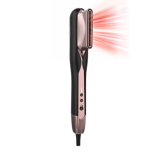 Cecotec RitualCare Air Lisse 2in1 Black Secador Plancha De Pelo Con Aire Con 2 Cabezales: Cepillo Y Concentrador. Tiene 106000 Rpm Con Un Motor Digital De Alta Tecnología. Seca Y Alisa Tu Cabello Con Esta Plancha Ahorrando Tiem