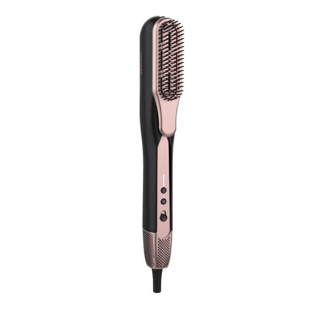 Cecotec RitualCare Air Lisse 2in1 Black Secador Plancha De Pelo Con Aire Con 2 Cabezales: Cepillo Y Concentrador. Tiene 106000 Rpm Con Un Motor Digital De Alta Tecnología. Seca Y Alisa Tu Cabello Con Esta Plancha Ahorrando Tiem