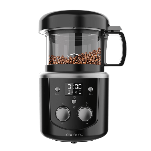 Cecotec Roaster Booster Tostadora De Café En Grano De 1400W Con Tueste Automático O Manual Y Una Capacidad De 100-150gr. Tostadora De Café En Grano
