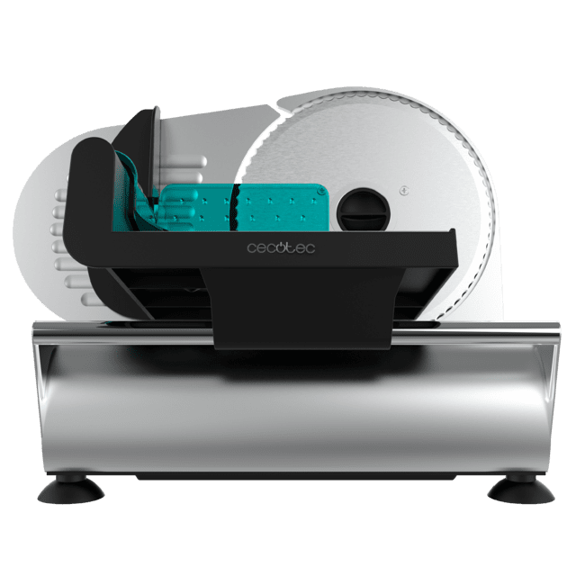 Cecotec Rock'nCut Advance Cortafiambres De 180 W Que Contiene Un Disco De 190 Mm De Diámetro Y Un Sistema De Ajuste Gradual Con Máxima Precisión De Grosor De 0 A 15 Mm. Cortafiambres