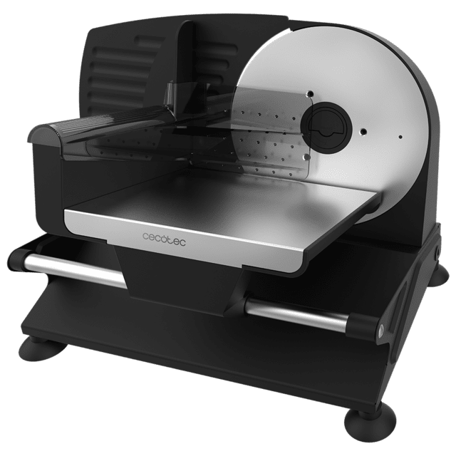 Cecotec Rock’nCut Shuriken Steel Cortafiambres De Acero De 200 W Que Contiene Un Disco De 190 Mm De Diámetro Y Un Sistema De Ajuste Gradual Con Máxima Precisión De Grosor De 0 A 15 Mm. Cortafiambres De Metal