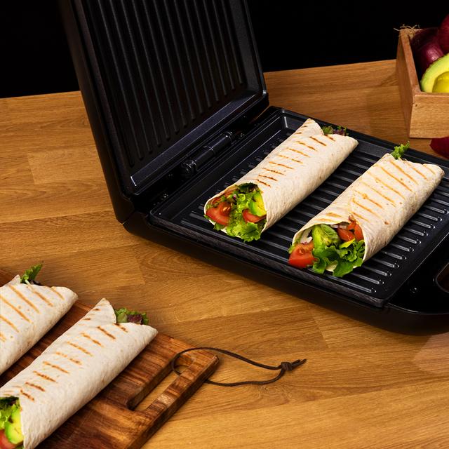 Cecotec Rock'nToast Family Grill. Sandwichera Con 1500 W Placa Grill Revestimiento Antiadherente Sistema Giratorio 180º Rapidez De Calentamiento Acabados En Acero Inoxidable Sandwichera