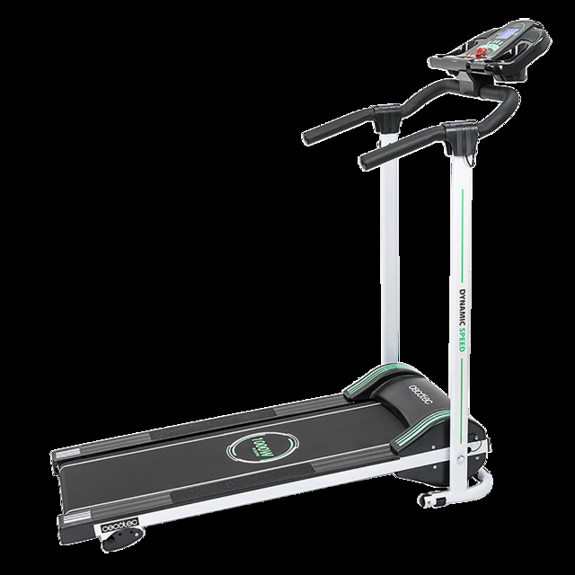 Cecotec RunnerFit Step Black. Cinta De Andar Eléctrica Plegable De 1000 W 3 Niveles De Inclinación Pantalla LED Altavoces Portabotellas 12 Programas Hasta 10 Km/h Ruedas Peso Máximo 120 Kg Cinta De Andar Plegable