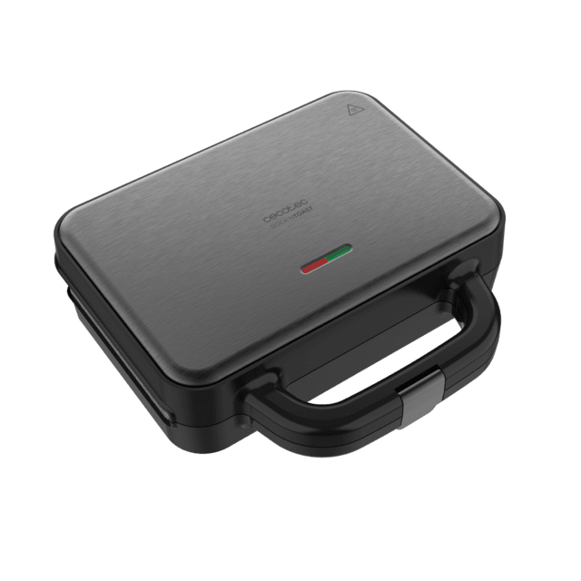 Cecotec Sandwichera Con Capacidad Para Dos Sandwiches Con Rellenos Generosos Y 3 Pares De Placas Desmontables. Sandwichera Grill Gofrera